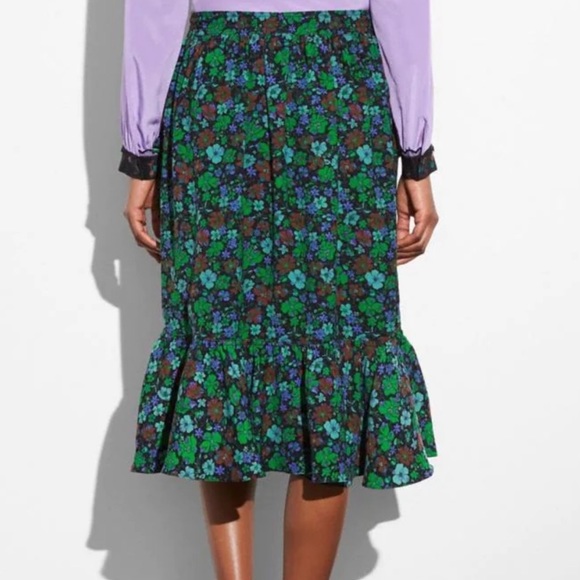 Coach 1941 Collection Boho Floral Skirt EUC CUTE! - Picture 3 of 4